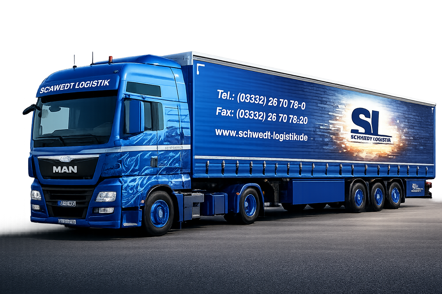 LKW von SL Schwedt Logistik